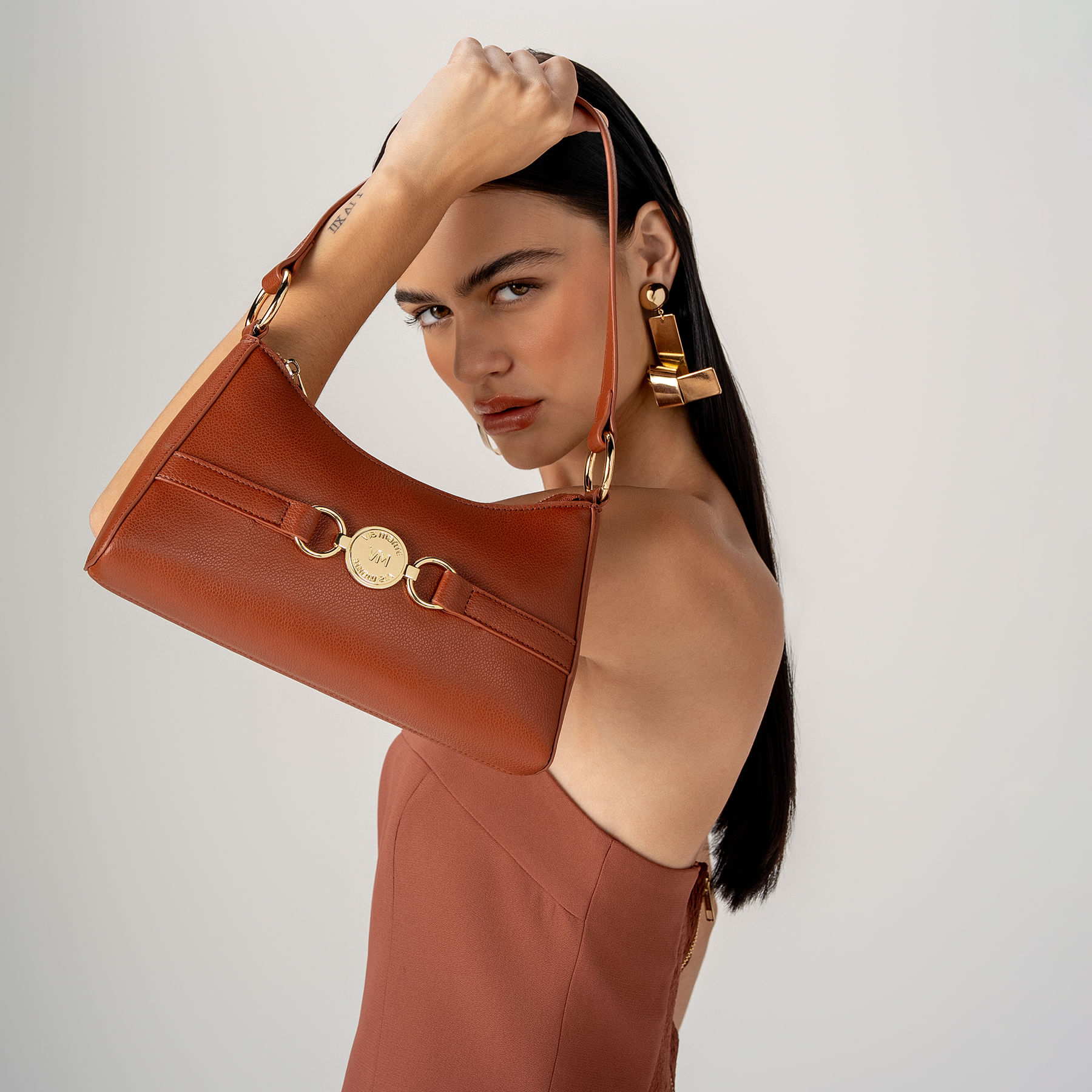 Shoulder bag Marrom B2-719-01 | Loja Via Marte